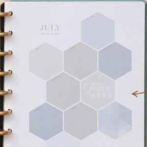 Planner Bundle July 2024 - June 2025 for 9 Disc (Clear Dividers & Monthly Pages)